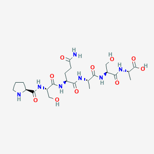 L-Prolyl-L-seryl-L-glutaminyl-L-alanyl-L-seryl-L-alanine