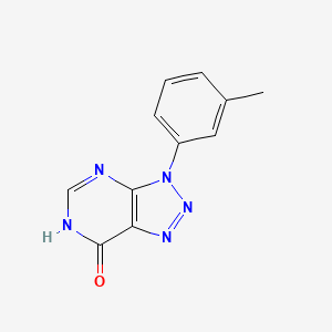 B1418282 3-(3-methylphenyl)-3,6-dihydro-7H-[1,2,3]triazolo[4,5-d]pyrimidin-7-one CAS No. 1082436-86-9