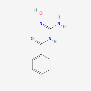 molecular formula C8H9N3O2 B1418291 N-[(E)-Amino(hydroxyimino)methyl]benzamide CAS No. 92660-51-0