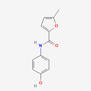 molecular formula C12H11NO3 B1418294 N-(4-羟基苯基)-5-甲基呋喃-2-甲酰胺 CAS No. 915922-65-5