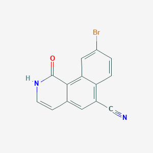 9-Bromo-1-oxo-1,2-dihydrobenzo[h]isoquinoline-6-carbonitrile