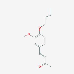 4-{4-[(But-2-en-1-yl)oxy]-3-methoxyphenyl}but-3-en-2-one