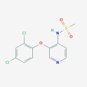 N-[3-(2,4-dichlorophenoxy)pyridin-4-yl]methanesulfonamide