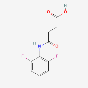 molecular formula C10H9F2NO3 B1418308 3-[(2,6-Difluorophenyl)carbamoyl]propanoic acid CAS No. 1153935-43-3