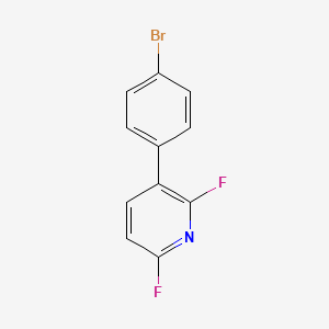 3-(4-Bromophenyl)-2,6-difluoropyridine