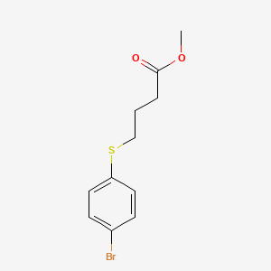 B1418313 Methyl 4-[(4-bromophenyl)sulfanyl]butanoate CAS No. 1096302-47-4