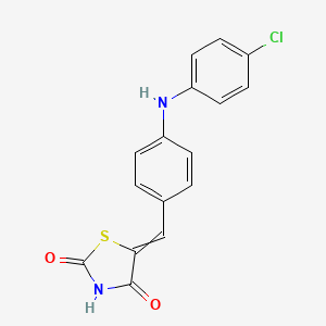 5-{[4-(4-Chloroanilino)phenyl]methylidene}-1,3-thiazolidine-2,4-dione