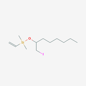 Ethenyl[(1-iodooctan-2-YL)oxy]dimethylsilane