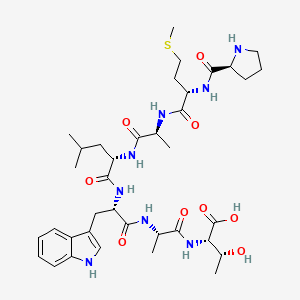 L-Prolyl-L-methionyl-L-alanyl-L-leucyl-L-tryptophyl-L-alanyl-L-threonine