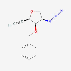 3,6-Anhydro-5-azido-4-O-benzyl-1,2,5-trideoxy-D-arabino-hex-1-ynitol