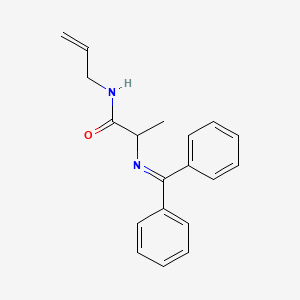 N~2~-(Diphenylmethylidene)-N-prop-2-en-1-ylalaninamide