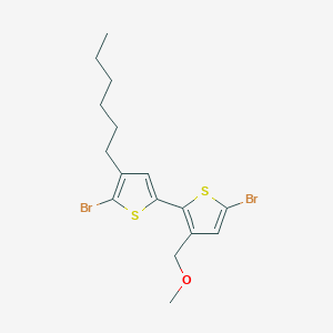 5,5'-Dibromo-4'-hexyl-3-(methoxymethyl)-2,2'-bithiophene