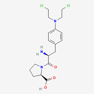 4-[Bis(2-chloroethyl)amino]-L-phenylalanyl-D-proline