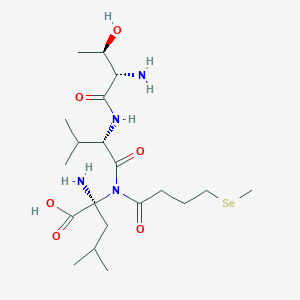 molecular formula C20H38N4O6Se B14183424 L-Threonyl-L-valyl-2-amino-N-[4-(methylselanyl)butanoyl]-L-leucine CAS No. 918938-32-6