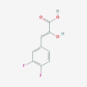 3-(3,4-Difluorophenyl)-2-hydroxyprop-2-enoic acid