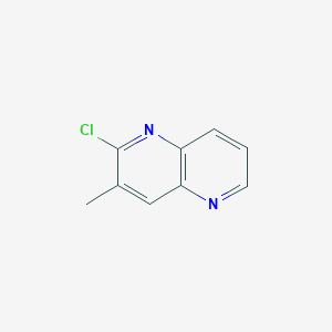 molecular formula C9H7ClN2 B1418350 2-氯-3-甲基-1,5-萘啶 CAS No. 1049030-27-4