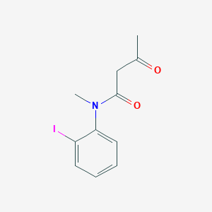 N-(2-Iodophenyl)-N-methyl-3-oxobutanamide