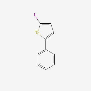 molecular formula C10H7ITe B14183524 Tellurophene, 2-iodo-5-phenyl- CAS No. 851761-85-8