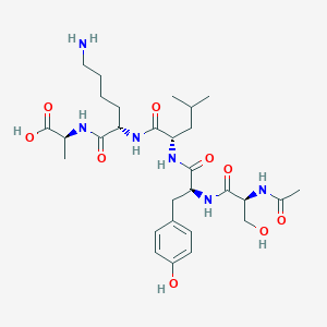 N-Acetyl-L-seryl-L-tyrosyl-L-leucyl-L-lysyl-L-alanine