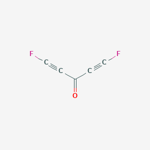 molecular formula C5F2O B14183589 1,5-Difluoropenta-1,4-diyn-3-one CAS No. 924705-75-9