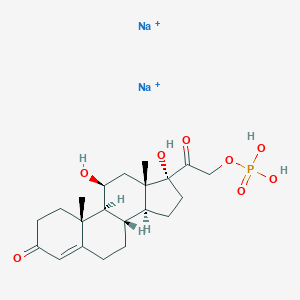 molecular formula C21H31Na2O8P+2 B141837 磷酸氢化可的松钠 CAS No. 6000-74-4