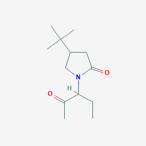 4-Tert-butyl-1-(2-oxopentan-3-yl)pyrrolidin-2-one