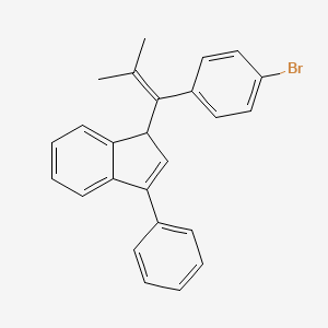 1-[1-(4-Bromophenyl)-2-methylprop-1-en-1-yl]-3-phenyl-1H-indene