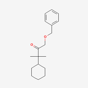 1-(Benzyloxy)-3-cyclohexyl-3-methylbutan-2-one