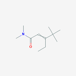 3-ethyl-N,N,4,4-tetramethylpent-2-enamide