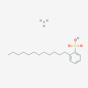 2-Dodecylbenzene-1-sulfonic acid--phosphane (1/1)