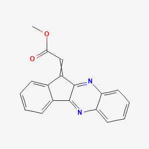 Methyl (11H-indeno[1,2-b]quinoxalin-11-ylidene)acetate