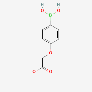 B1418393 (4-(2-Methoxy-2-oxoethoxy)phenyl)boronic acid CAS No. 957063-00-2