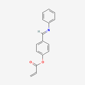 4-[(E)-(Phenylimino)methyl]phenyl prop-2-enoate