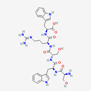 L-Seryl-L-tryptophyl-L-seryl-N~5~-(diaminomethylidene)-L-ornithyl-L-tryptophan