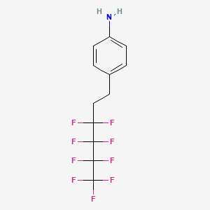 4-(3,3,4,4,5,5,6,6,6-Nonafluorohexyl)aniline