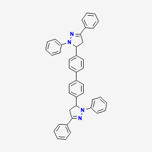 5,5'-([1,1'-Biphenyl]-4,4'-diyl)bis(1,3-diphenyl-4,5-dihydro-1H-pyrazole)