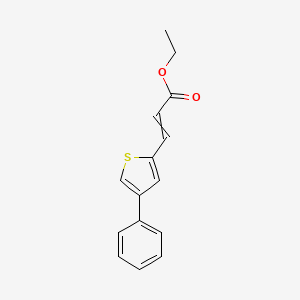 Ethyl 3-(4-phenylthiophen-2-yl)prop-2-enoate