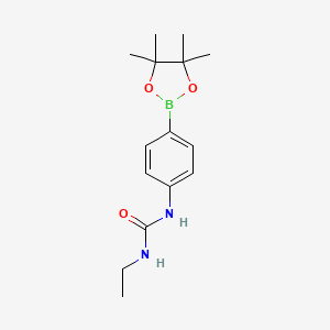 1-Ethyl-3-(4-(4,4,5,5-tetramethyl-1,3,2-dioxaborolan-2-yl)phenyl)urea