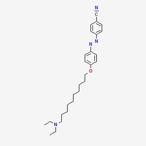 4-[(E)-(4-{[10-(Diethylamino)decyl]oxy}phenyl)diazenyl]benzonitrile