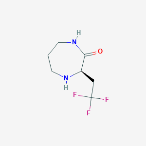 (3R)-3-(2,2,2-Trifluoroethyl)-1,4-diazepan-2-one