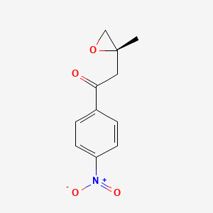 2-[(2S)-2-Methyloxiran-2-yl]-1-(4-nitrophenyl)ethan-1-one