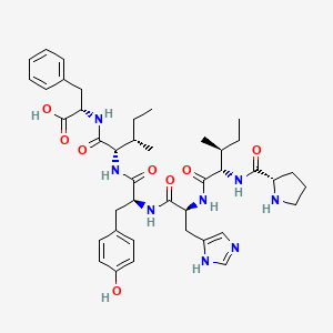 L-Prolyl-L-isoleucyl-L-histidyl-L-tyrosyl-L-isoleucyl-L-phenylalanine