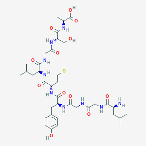 L-Leucylglycylglycyl-L-tyrosyl-L-methionyl-L-leucylglycyl-L-seryl-L-alanine