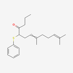 8,12-Dimethyl-5-(phenylsulfanyl)trideca-7,11-dien-4-one