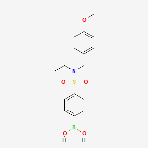 (4-(N-Ethyl-N-(4-methoxybenzyl)sulfamoyl)phenyl)boronic acid