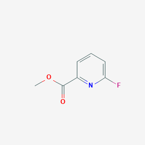 molecular formula C7H6FNO2 B1418445 Methyl 6-fluoropicolinate CAS No. 455-71-0
