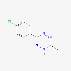 3-(4-Chlorophenyl)-6-methyl-1,6-dihydro-1,2,4,5-tetrazine