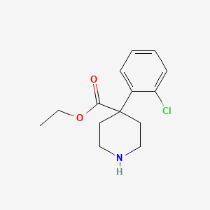 Ethyl 4-(2-chlorophenyl)piperidine-4-carboxylate