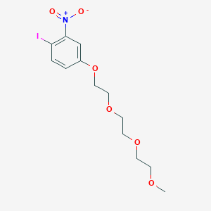 1-Iodo-4-{2-[2-(2-methoxyethoxy)ethoxy]ethoxy}-2-nitrobenzene