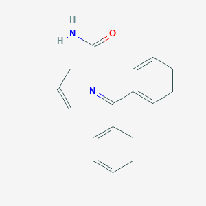 N~2~-(Diphenylmethylidene)-2-methyl-4-methylidenenorvalinamide